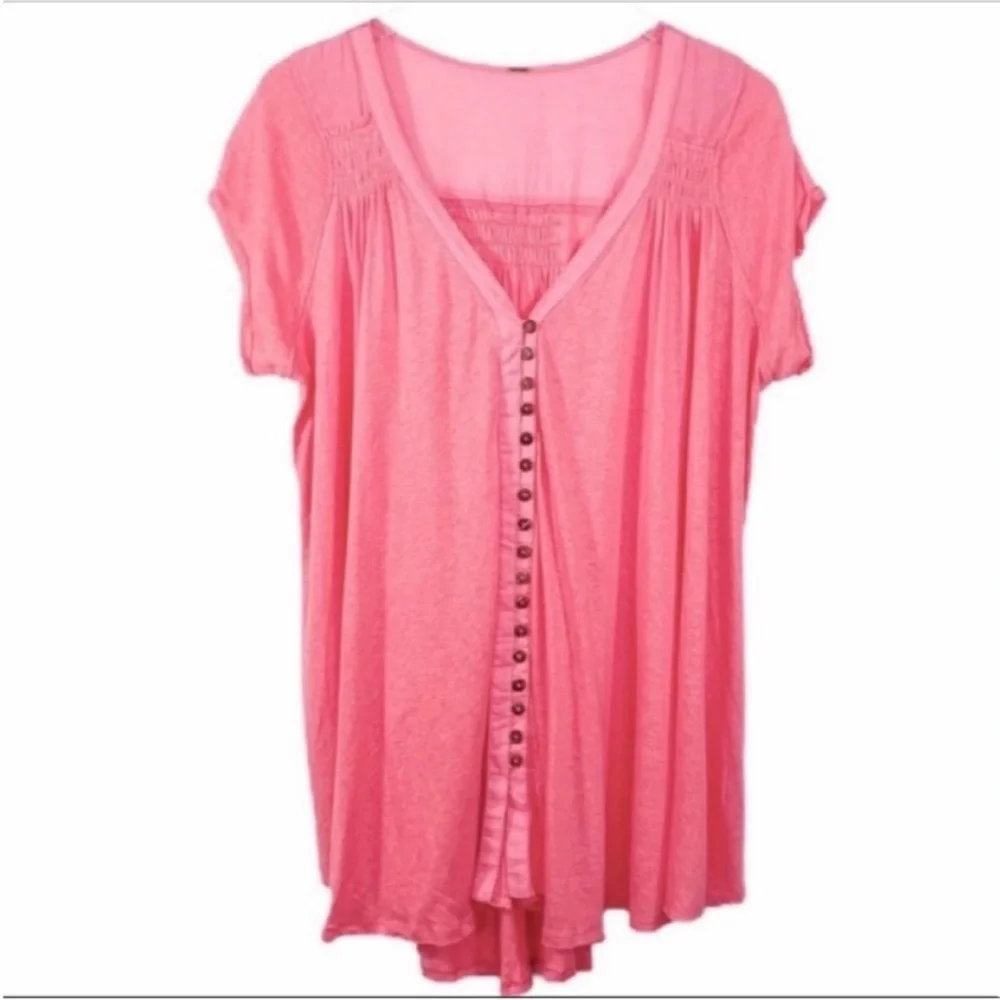 FREE PEOPLE highland tee tunic top S